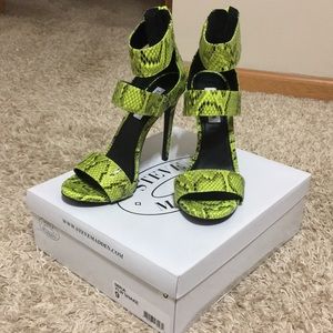 Steve Madden Snake Heels